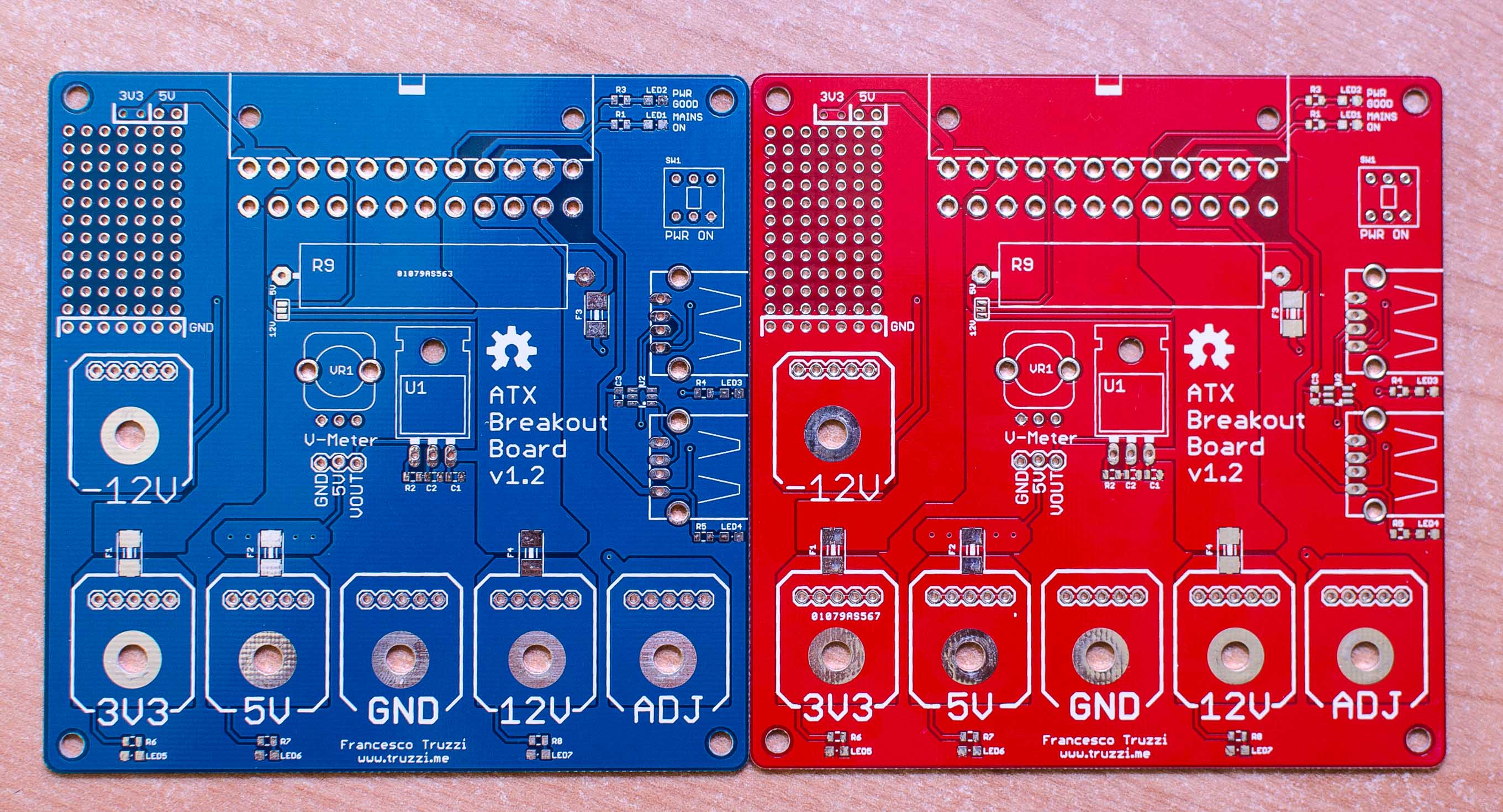 New ATX Breakout Board PCBs (with some improvements!)
